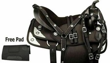 Black Synthetic Western Saddle
