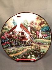 Porcelain Plate "A Cozy Glen"