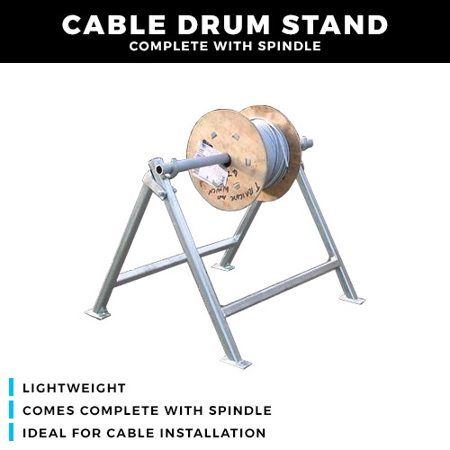 Lightweight cable drum stand - cable,