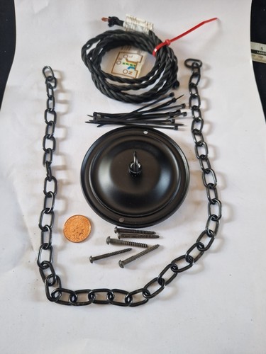 Vintage black ceiling - black, centre