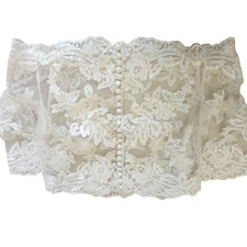 WEDDING LACE OVER TOP Uk 8