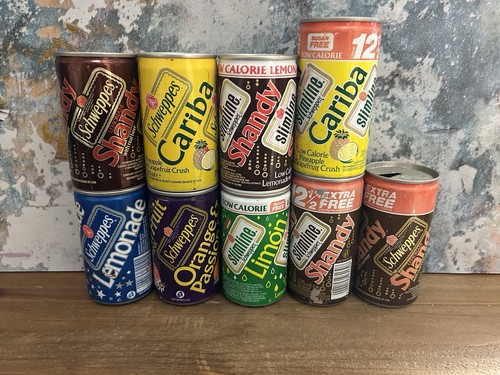 Vintage schweppes drinks tins - schweppes,