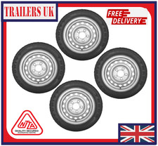 4x Wheel & tyre 195/50 R13C 5