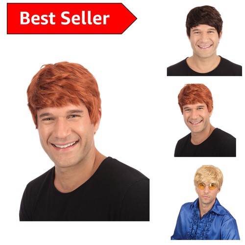 Men glueless ginger wig - men's,