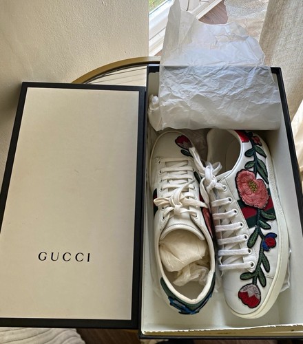 Gucci men white leather - white,