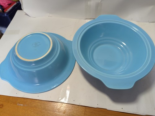 Vintage cronin blue casserole - blue,
