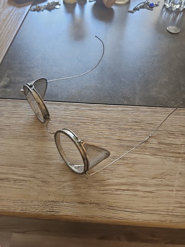 Vintage steampunk goggles with - vintage,