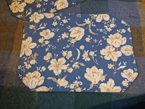 Vintage fabric placemats - vintage,