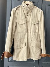 Ralph Lauren Purple Label Safari Style M65 Leather Trim Small