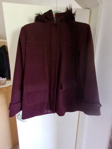 Ladies winter duffle coat - winter,