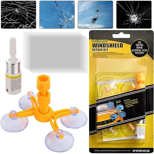 Car windshield repair kit - car,