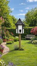 Handcrafted dovecote birdhouse - handcrafted,