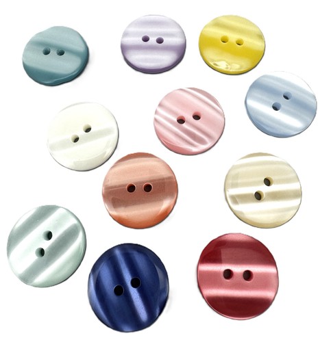 Pearl effect buttons - 10, 19mm