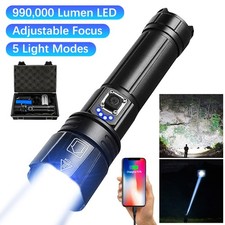 990000LM LED Torch Zoom Light
