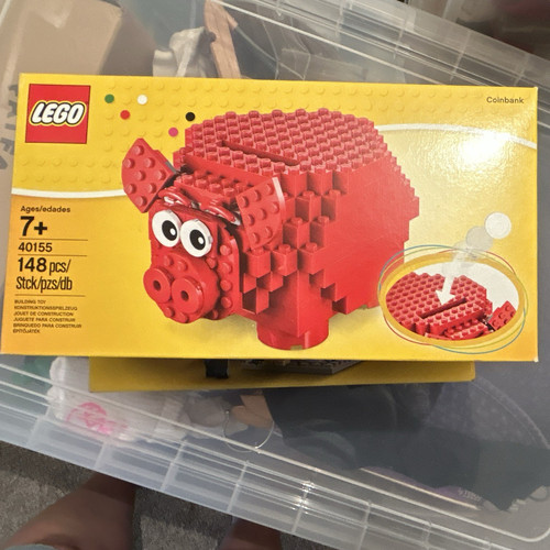 Lego piggy coin - piggy, bank