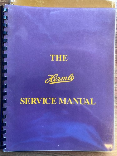 Franz hermle service manual - franz,