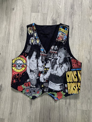 Vintage guns roses vest size - vintage, n