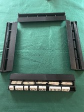 Four Vintage Mahjong Tile Racks Solid Hardwood Holders Pushers Trays