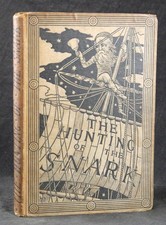1876 LEWIS CARROLL, THE HUNTING OF THE SNARK, 1st ED, 1st ISSUE, ORIGINAL CLOTH