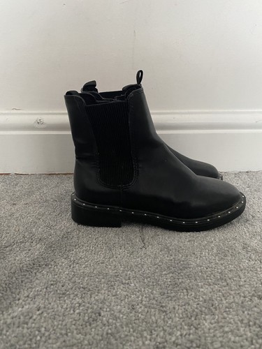 Girls zara boots - zara, black