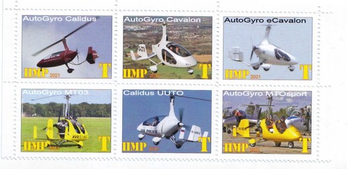 Stamp serie autogyro - stamp,