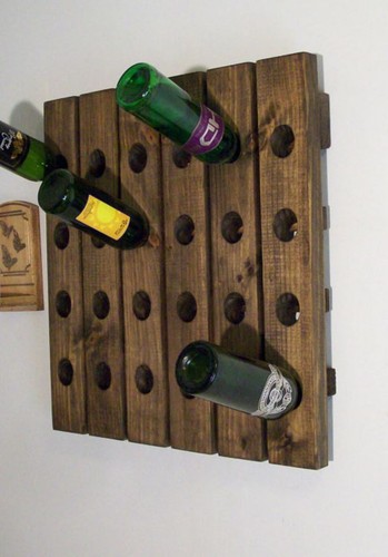 Wood wine riddling rack - riddling, 24