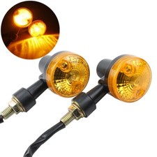 4Pcs Universal Motorbike Motorcycle Indicators Turn Signal Lights Bullet Bulb