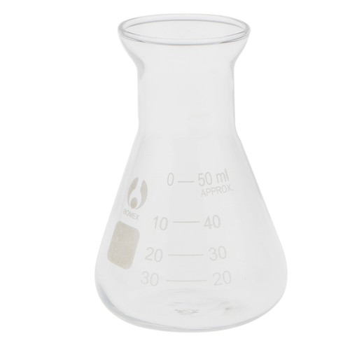Glass erlenmeyer flask - glass,