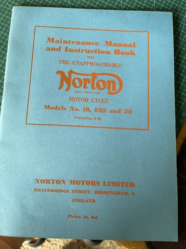 Norton maintenance manual and - norton,