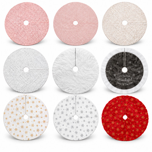 Christmas tree skirt velvet - tree,