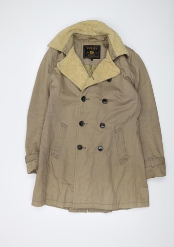 Wolsey womens beige overcoat - womens,