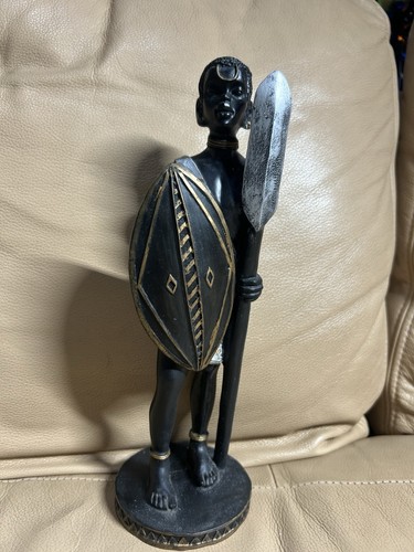African warrior figurine
