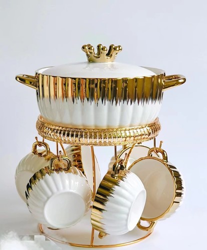 Ceramic soup tureen - pc,