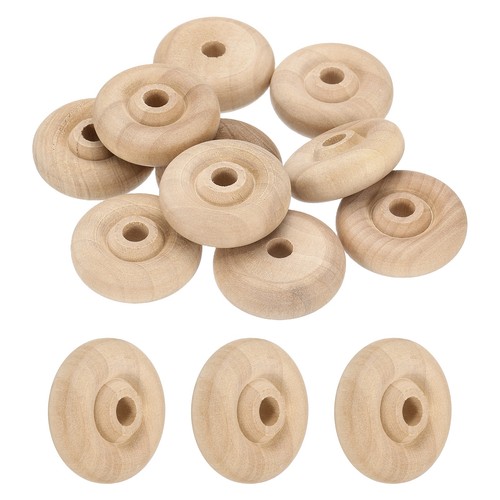 10pcs wooden wheels - 10pcs,