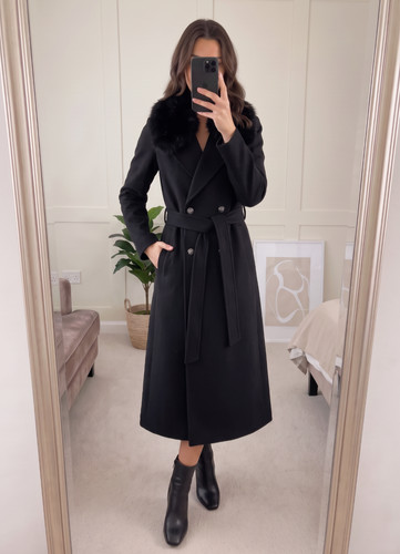 Reiss dorian black wool - dorian,