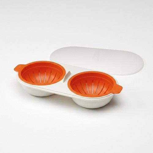 Microwave egg poacher food - microwave,