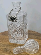 VTG Crystal Brandy Decanter