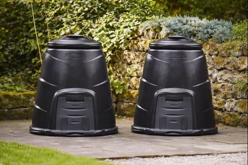 330l black garden - garden, bins