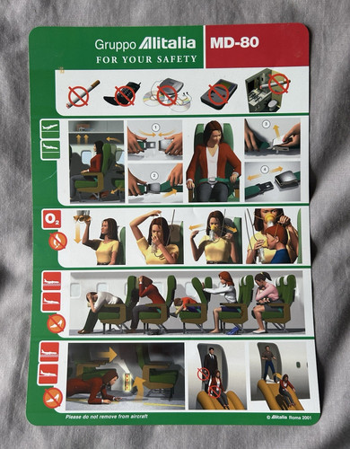 Alitalia airline safety - md-80,