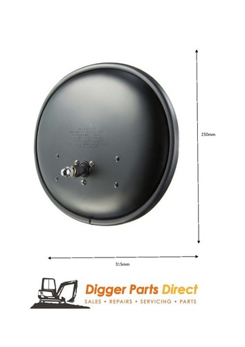 Internal stud mirror head - internal,