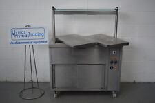 Mobile carvery unit hot cupboard + heat gantry + flat/spiked meat decks FWO 240v