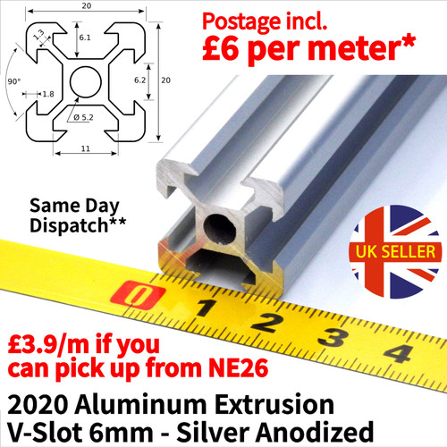 10x 2020 aluminium - 2/4/10x,