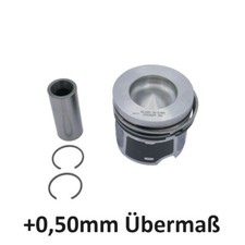 Piston +0.50 mm oversize for