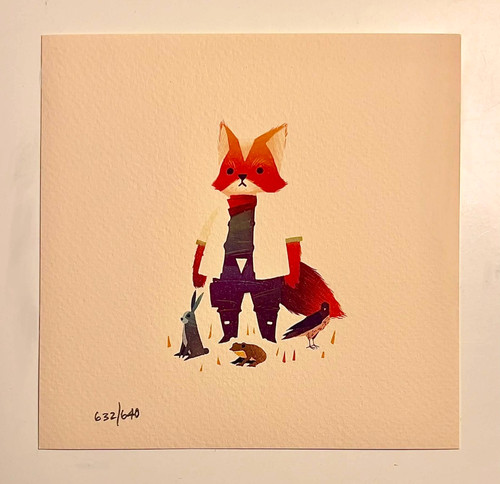 Olly moss fox - fox, print
