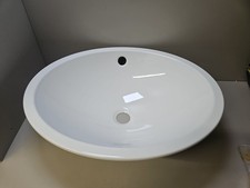 Built In Oval Enamel Bathroom