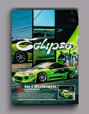 Mitsubishi Eclipse Canvas Wall