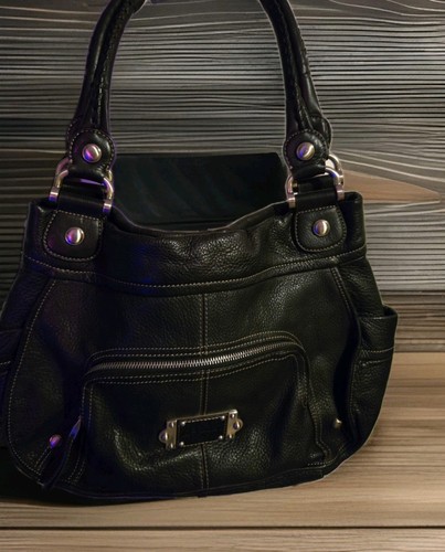 Makowsky handbag large black - makowsky,