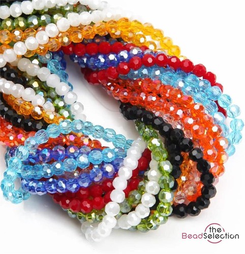 Faceted round crystal - round, glass