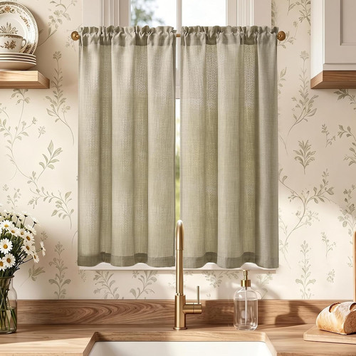 Linen optics beige kitchen - linen,