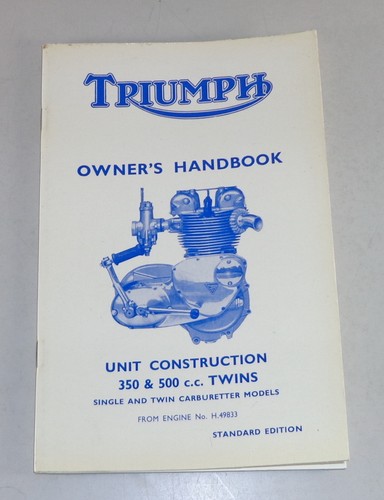 Operating manual triumph tiger - manual,